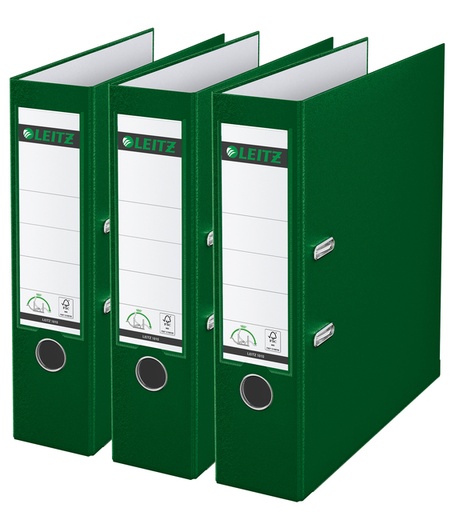 [1430973] Ordner Leitz 180° 1010 A4 80 mm 3 stuks groen