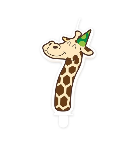 [1435051] Jungle candle 7 Giraffe