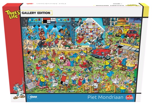 [1402447] Puzzle That's Life Gallery edition: Piet Mondriaan 1000 pièces