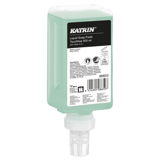 [1429382] Handzeep Katrin Fresh vloeibaar touchfree 500ml 86603