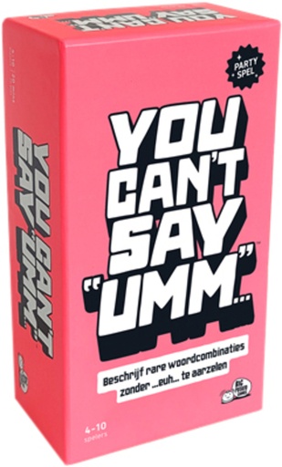 [1430463] Jeu You Can't Say Umm