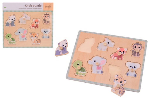 [1433991] Puzzle à bouton Jouéco The Wildies Family