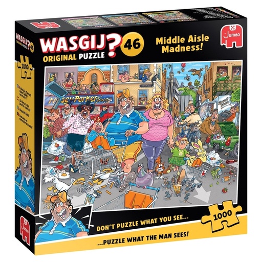 [1432955] Puzzle Wasgij Original 46 - Middle Aisle Madness 1000 pièces