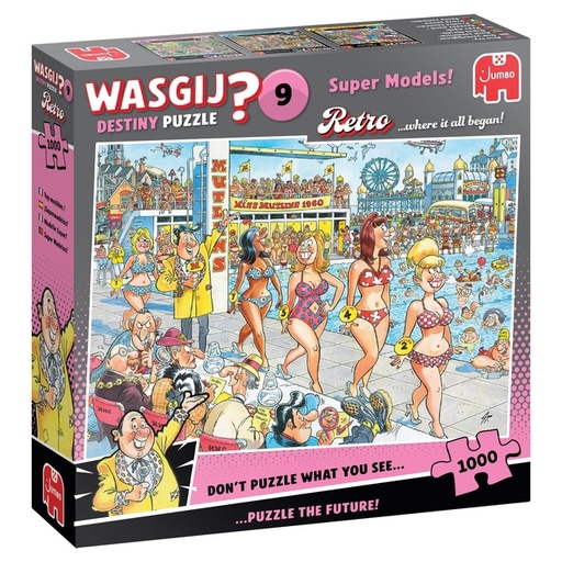 [1432958] Wasgij Retro Destiny 9 - Super Models! 1000 st