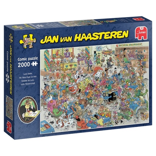 [1432959] Puzzel Jan van Haasteren NK Mens Erger Je Niet 2000 st