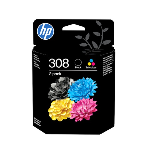 [1432997] Cartouche d'encre HP 6L6S6UE noir + 3 couleurs