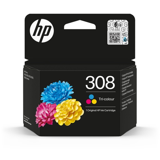 [1433000] Cartouche d'encre HP 7FP20UE 308 3 couleurs