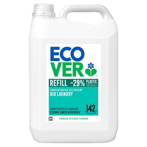 [1433448] Lessive Ecover Universal chèvrefeuille & jasmin recharge 5L