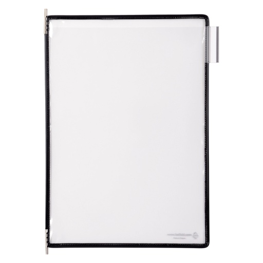 [1434550] Poche à pivots Tarifold A4 portrait noir 10 pièces
