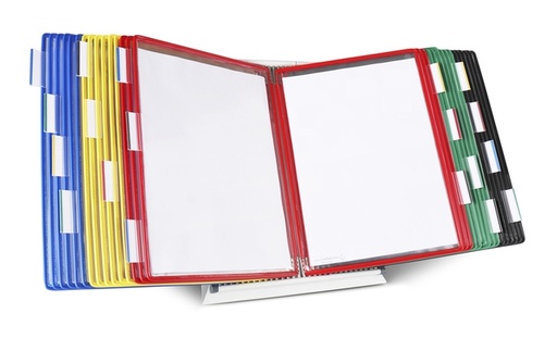 [1434561] Système de présentation pupitre Tarifold A4 métal 30 poches assorti