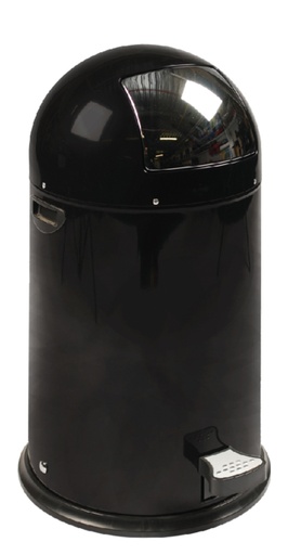 [394547] Poubelle à pédale EKO Kickcan 33 litres noir mat