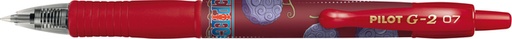 [1434609] Roller encre gel PILOT G2-07 One Piece Medium rouge