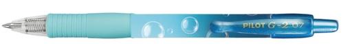 [1434614] Roller encre gel PILOT G2 Bubble bleu Medium écriture bleue