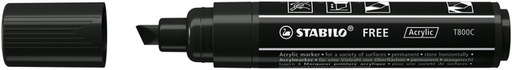 [1435401] Marqueur peinture STABILO Free Acrylic T800C noir