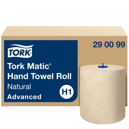 [1435442] Handdoekrol Tork H1 Matic Advanced 2-laags 150m naturel 290099