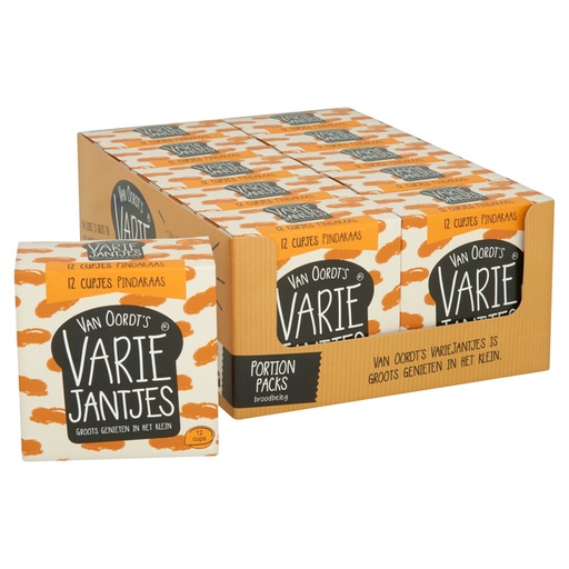 [1435661] Pindakaas VarieJantjes 12x15 gram cupjes