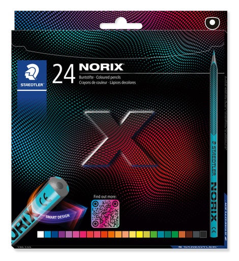 [1435688] Kleurpotlood Staedtler Norix set à 24 kleuren