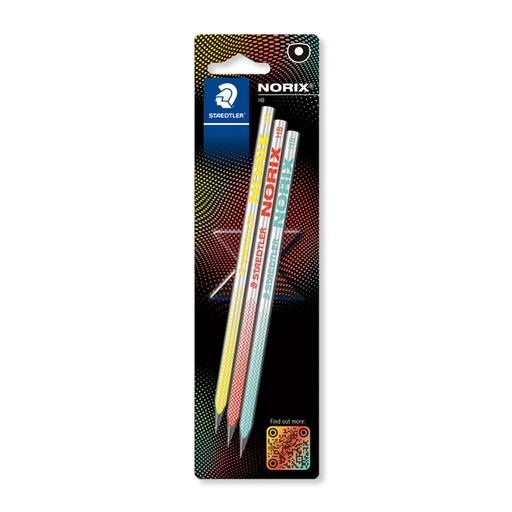 [1435689] Crayon Staedtler Norix HB blister 3 pièces