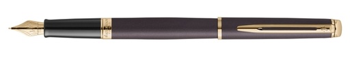 [1435711] Stylo plume Waterman Hémisphère Fashion Colors Metallic Black GT Fin