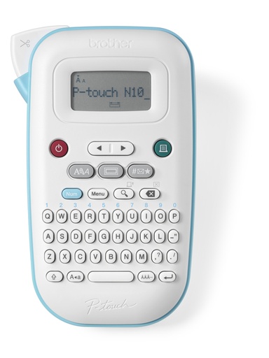 [1435947] Imprimante étiquettes Brother P-touch Btag PT-N10 portable qwerty 12mm blanc