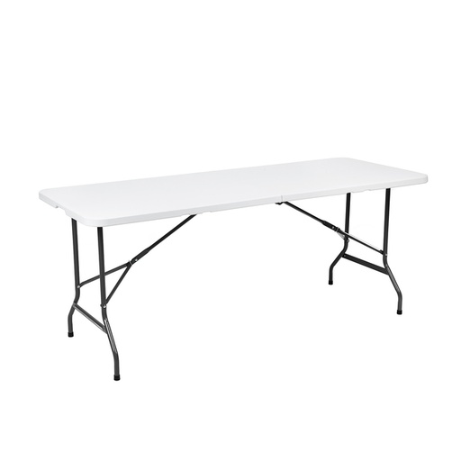 [1435978] Table pliante BRASQ 180x70x74cm FT180 blanc