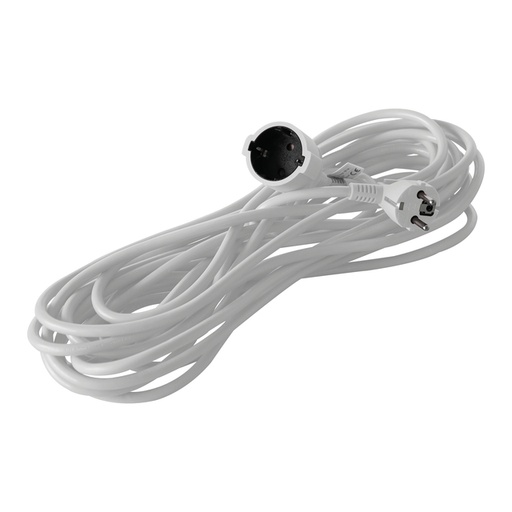 [1436006] Verlengkabel BRASQ 20m wit