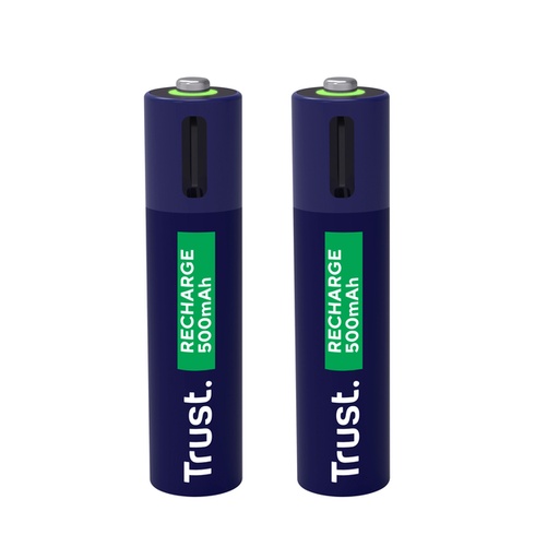 [1436012] Pile AAA Trust Rechargeable USB-C 2 pièces