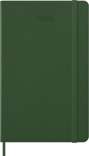 [1436242] Agenda 2026 Moleskine 12M Planner Weekly 7dagen/1pagina large hc myrtle green