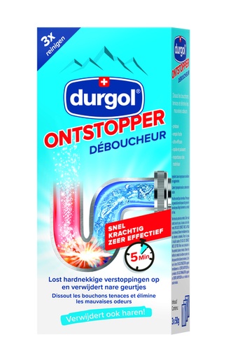[1436255] Afvoerontstopper Durgol poeder 50 gram