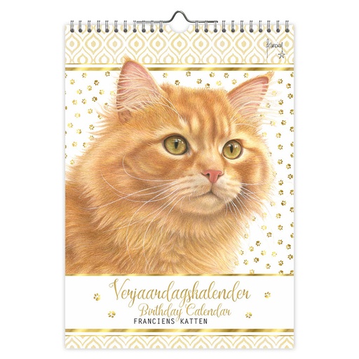 [1436344] Verjaardagskalender Franciens Katten "Jeroen" A4