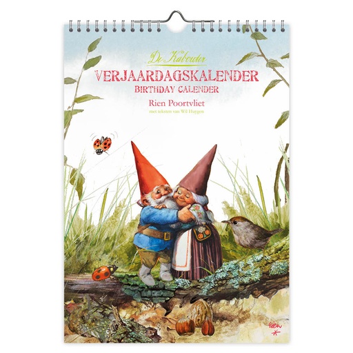 [1436346] Calendrier anniversaire Rien Poortvliet Kabouter A4