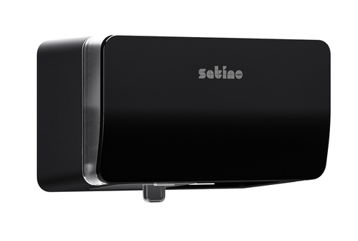 [1436505] Toiletpapierdispenser Satino MT1 Hyginity duo zwart 333427