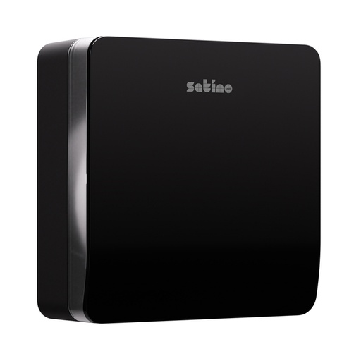 [1436521] Toiletpapierdispenser Satino JT2 Hyginity jumbo L zwart 333407