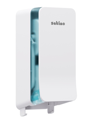 [1436538] Distributeur papier toilette Satino JT3 Hyginity système rouleau duo blanc 333422