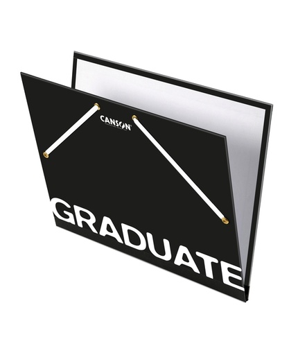 [1436592] Tekenmap Canson Graduate elastieksluiting 320x450mm zwart