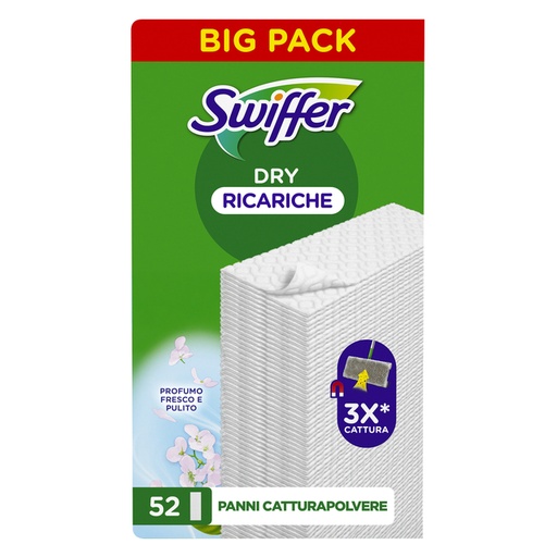 [1436612] Vloerwisdoekjes Swiffer navulling droge doekjes 52 stuks