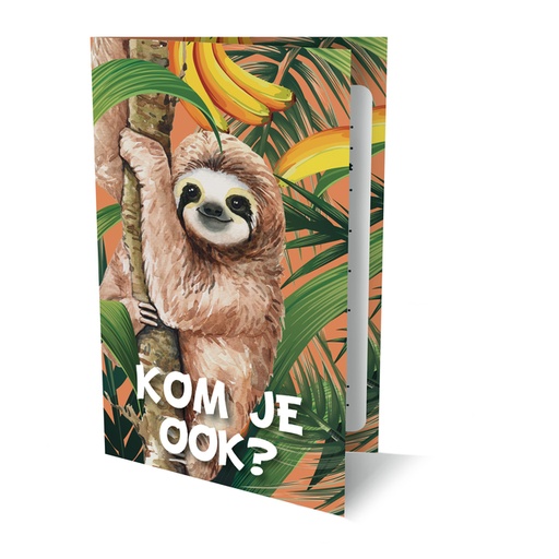 [1436624] Luiaard uitnodiging PK 937 Interstat