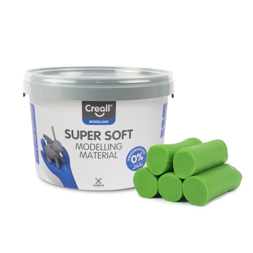 [1436636] Pâte à modeler Creall Super Soft vert 1750g