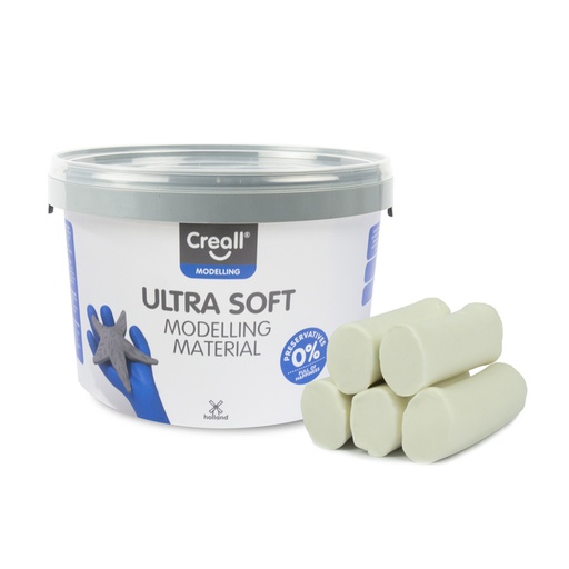 [1436642] Pâte à modeler Creall Play-it Ultra Soft blanc 1100g