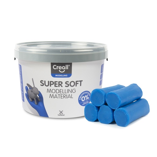 [1436643] Pâte à modeler Creall Super Soft bleu 1750g