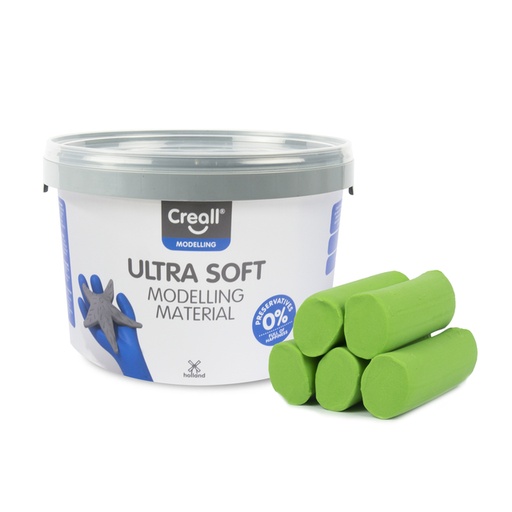 [1436647] Pâte à modeler Creall Play-it Ultra Soft vert 1100g