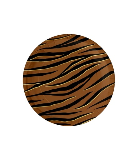 [1436772] Assiette Tiger Safari