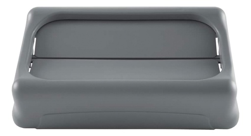 [394811] Deksel Rubbermaid Slim Jim Vented gesloten met swingsysteem grijs
