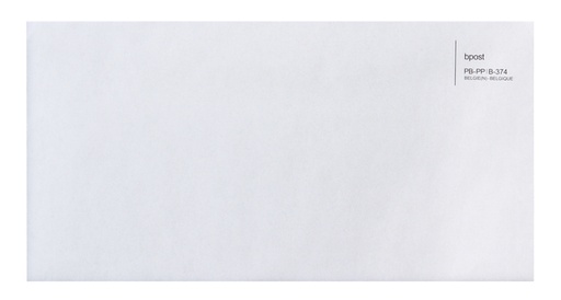 [1437097] Envelop US PP-374 zonder venster wit ING ds/1000