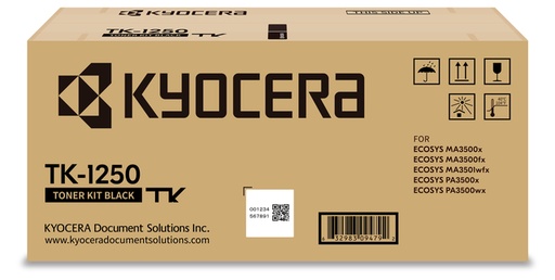 [1437111] Toner Kyocera TK-1250 Zwart