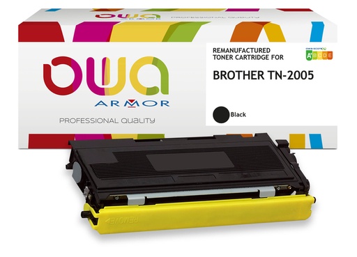 [1437141] Cartouche toner OWA alternative pour Brother TN-2005 noir jumbo