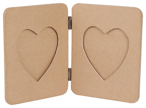 [1437171] Objet à décorer Décopatch album cadre photo avec coeurs 14x1,5x48cm