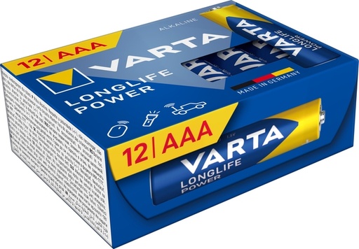[1437358] Batterij VARTA Longlife Power 12x AAA