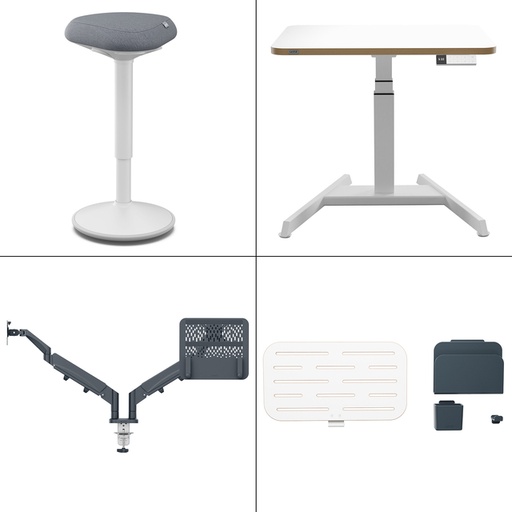 [1437399] Poste de travail à domicile Leitz set Pack 3