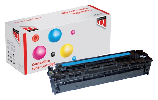 [851095] Cartouche toner Quantore alternative pour HP CB541A 125A bleu